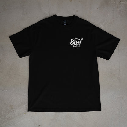 Mauka to Makai - White on Black