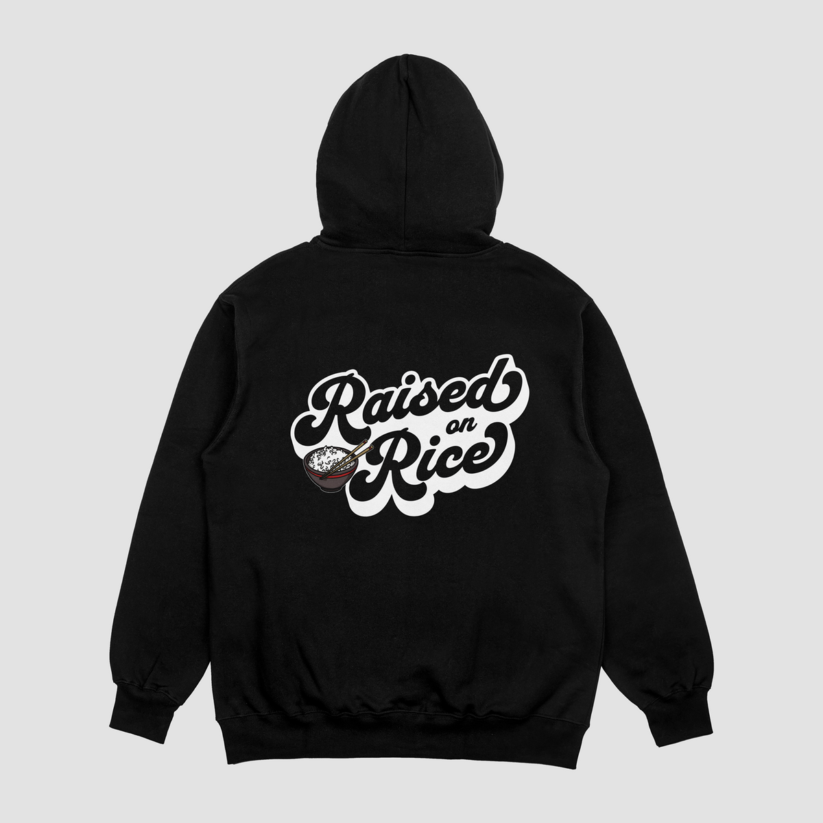 OG Raised on Rice Hoodie - Black